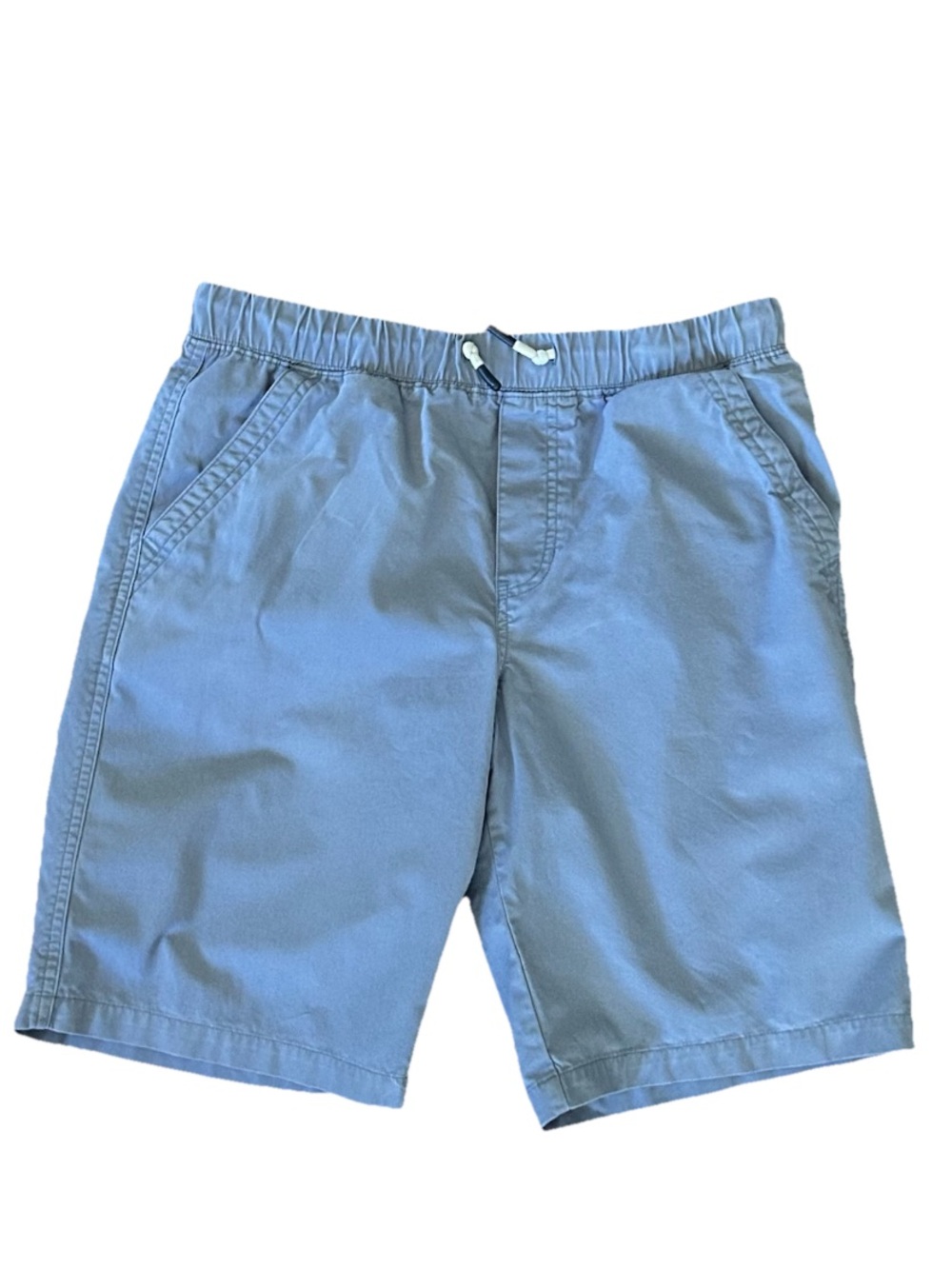 Lucky Brand Boys Sz Large (14/16) Cornet Easy Pull-On Twill Shorts grayish blue